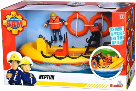 Brandweerman Sam Boot Neptun met figuur