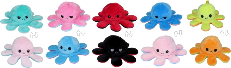 Octopus pluchen speelgoed