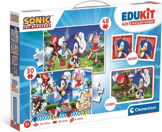 Clementoni Speelset Sonic 4 in 1