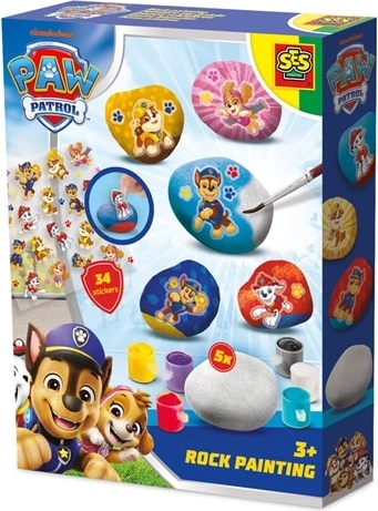 SES Paw Patrol stenen schilderen