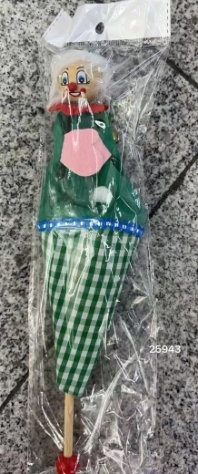 Clown marionet 27 cm