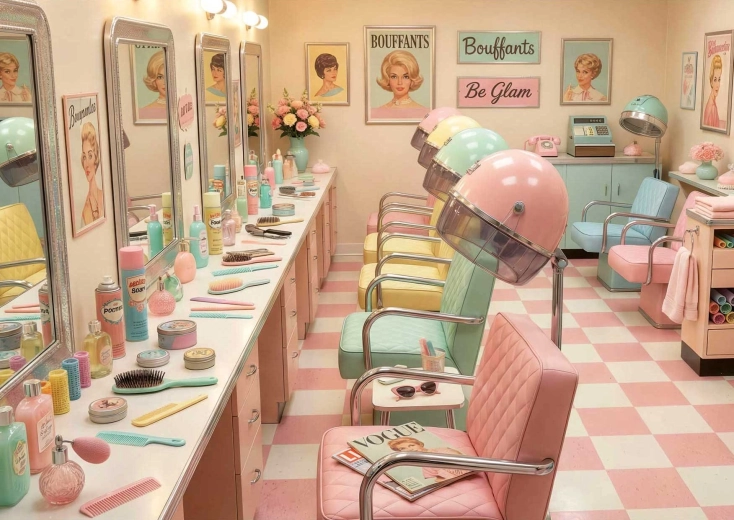 Puzzle EDUCA Retro Glam Salon 1000 stukjes