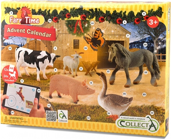 Adventskalender CollectA Boerderij en Paarden