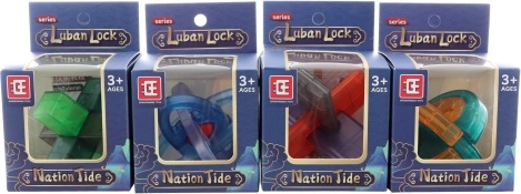 Plastic puzzel in doosje (verschillende soorten) - 1 stuk