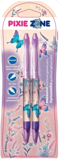 Uitwisbare pennen Pixie Crew Vlinders, 2 stuks