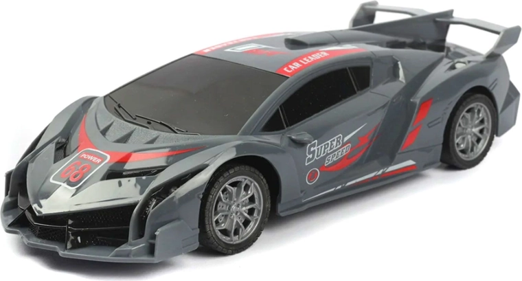 Sportieve RC-auto grijs-rood - 1 stuk