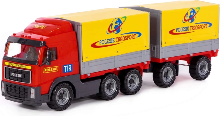 PowerTruck-vrachtwagen met aanhanger