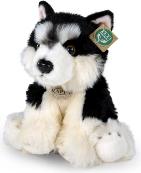 Pluchen zittende malamute hond 28 cm ECO-FRIENDLY