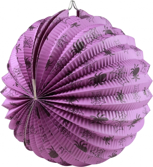 Halloween-lampion met spinnenmotief 25 cm