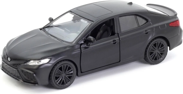 Metalen automodel RMZ City Toyota Camry 2022 1:39 matzwart met pull-back aandrijving