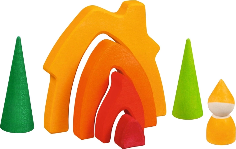Houten kabouterhuisje Goki evolution