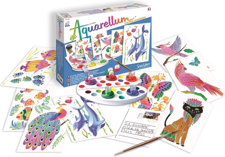 SentoSphere aquarelset voor ansichtkaarten