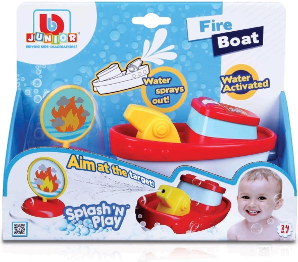BB Junior brandweerboot voor in het water