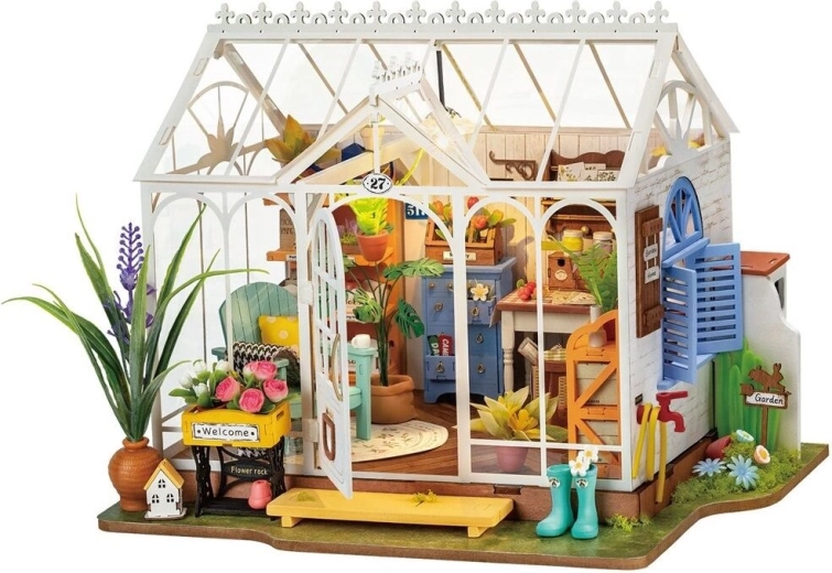3D houten puzzel Droomtuinhuis