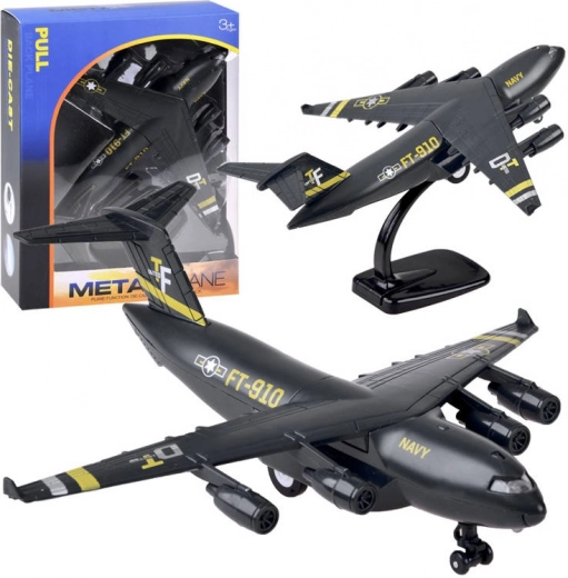 Militair transportvliegtuig met effecten