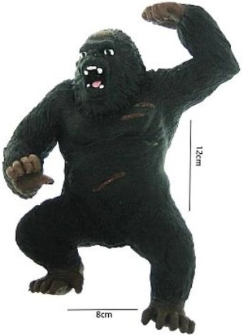 Uittrekbare gorilla in 2 kleuren