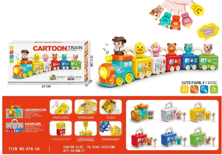 Magisch treintje met handpoppen en sleutels