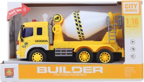 Kinder-betonmixer op batterijen met licht en geluid