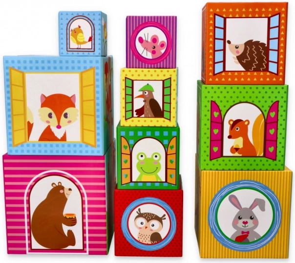 Stapeltoren Lelin Bosblokken