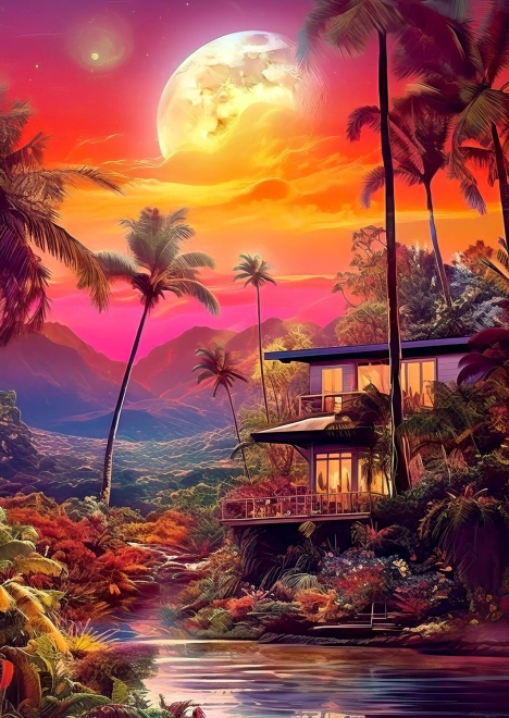 Puzzel Betoverende schemering 1000 stukjes