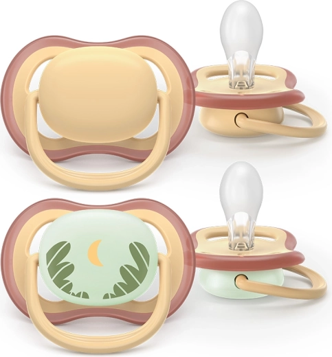 Philips Avent fopspeen Ultra Air dag en nacht, 0–6 maanden, 2 stuks