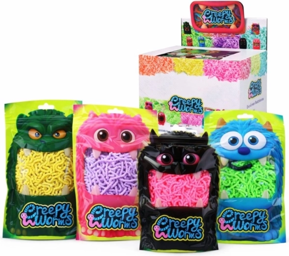 Schuimwormpjes in zakje 19 × 14 cm