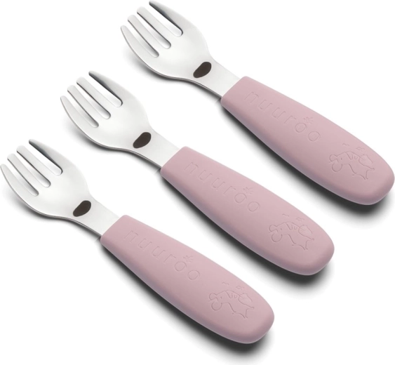 NUUROO Felix set vorkjes woodrose (3 stuks)