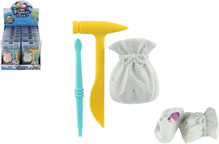 Opgraafset voor edelstenen – 2 kleuren, blister, doos 12 stuks