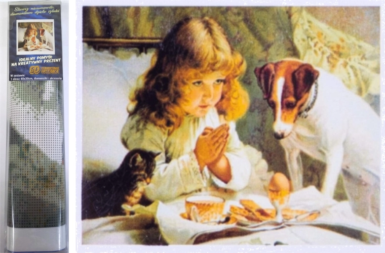Diamantschilderen Wachten 30 × 40 cm
