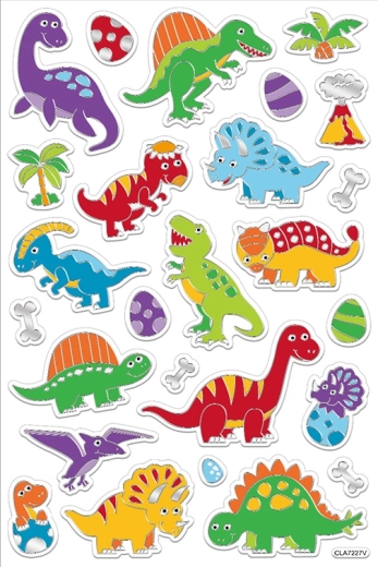 Dinosaurusstickers 25 stuks