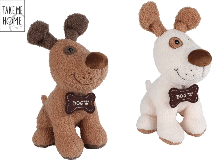Pluchen hond Take Me Home 30 cm