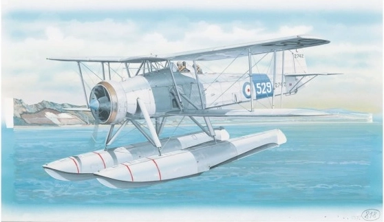 Bouwpakket modelvliegtuig Fairey Swordfish Mk.2 (26,4 × 29 cm)