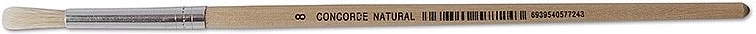 School-ronde penseel CONCORDE Natural nr. 8