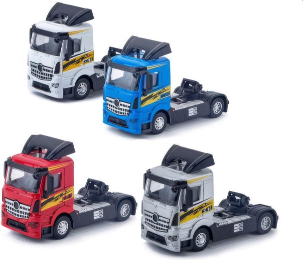 Metalen vrachtwagen 10 cm - 1 stuk