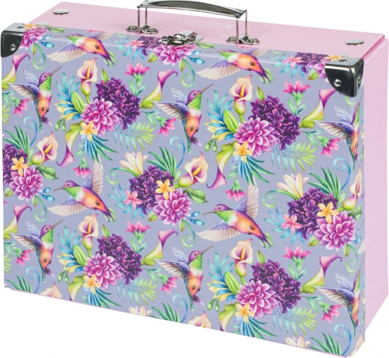 Opvouwbare schoolkoffer BAAGL Kolibrie met beslag