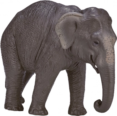 Realistische plastic figuur van een Indische olifant