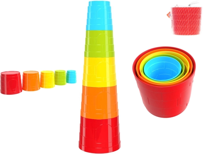 Stapelbekers – kleurrijke piramide voor kinderen vanaf 12 maanden