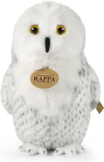 Pluchen sneeuwuil Rappa eco-friendly 24 cm