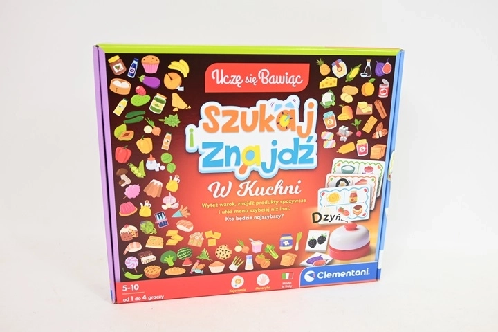 Clementoni Leren door te spelen: Kijk en vind – eten