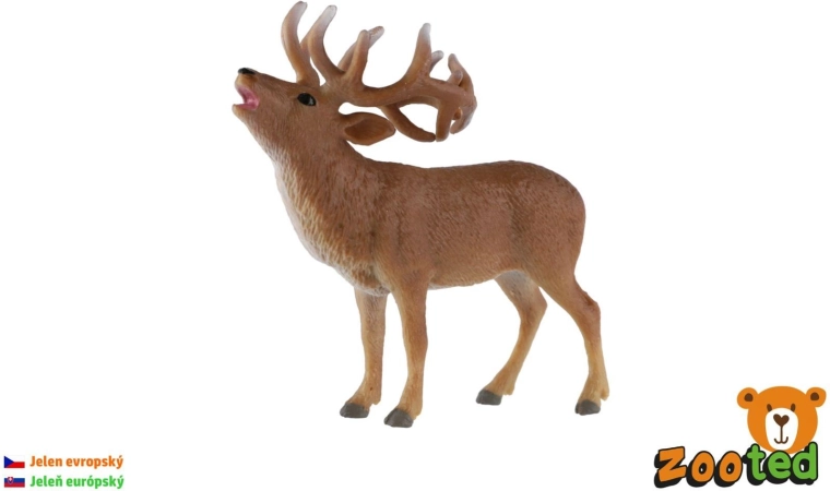 Figuur van een edelhert 13 cm