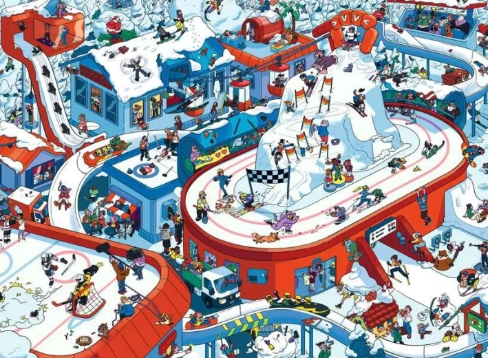 Ravensburger puzzel Winterrijk der wonderen XXL 200 stukjes