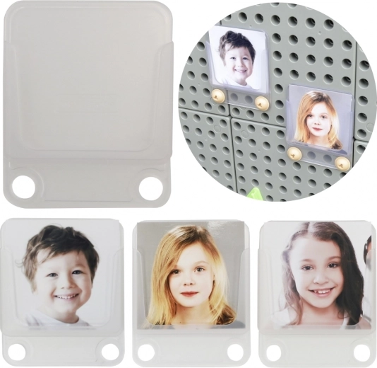 Masterkidz transparante hoesjes voor foto’s en kaarten, set van 6 stuks