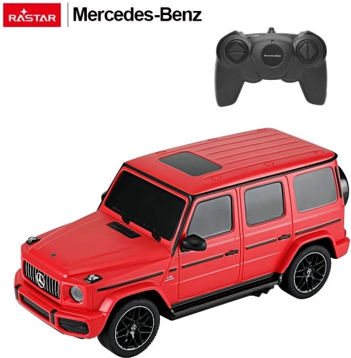 Mercedes-Benz G63 RC-auto met afstandsbediening Rastar 1:24 rood - 1 stuk