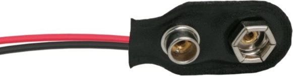 Connector voor 9V-batterij met kabel