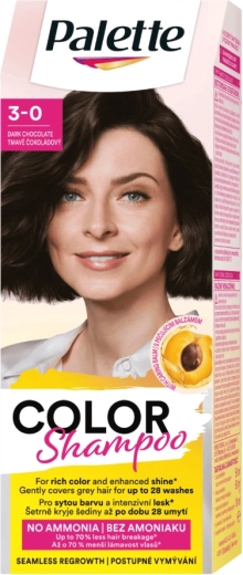 Palette Color Shampoo donker chocolade 3-0, 50 ml