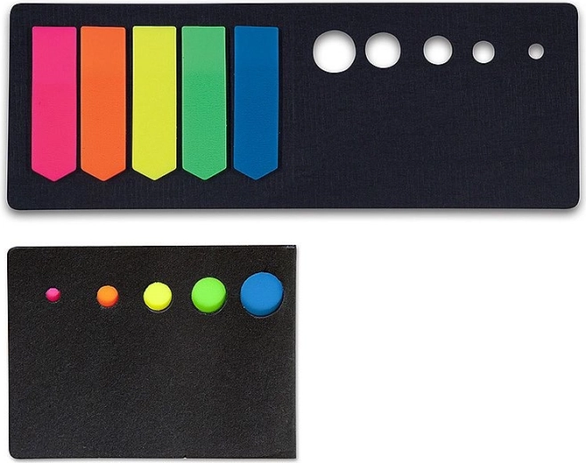 Zelfklevende bladwijzers Concorde neon pijlen 12 × 44 mm (5 kleuren, 100 stuks)