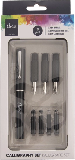 Creatieve set voor kalligrafie – startersset 8 stuks