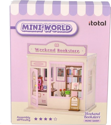 i-Total mini boekenkast – model om zelf te monteren