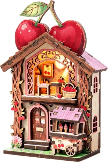 2Kids Toys 3D houten bouwpakket magnet kersenhuisje