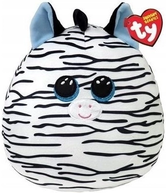 Knuffelige TY zebra om te knijpen 22 cm